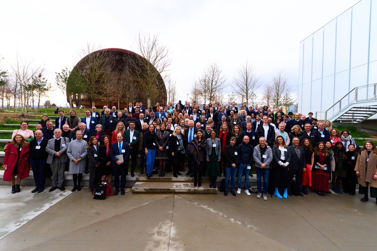 Shows participants of the operational launch of the Open Quantum Institute